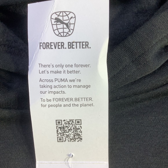 Puma Kids Black Pullover Hoodie & Track Pants Set Loungewear‎ Size M NWT - Picture 5 of 16